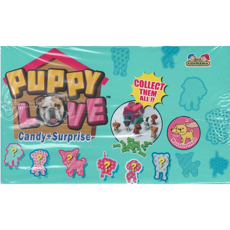 Kidsmania Puppy Love, Candy + Surprise - Display Pack of