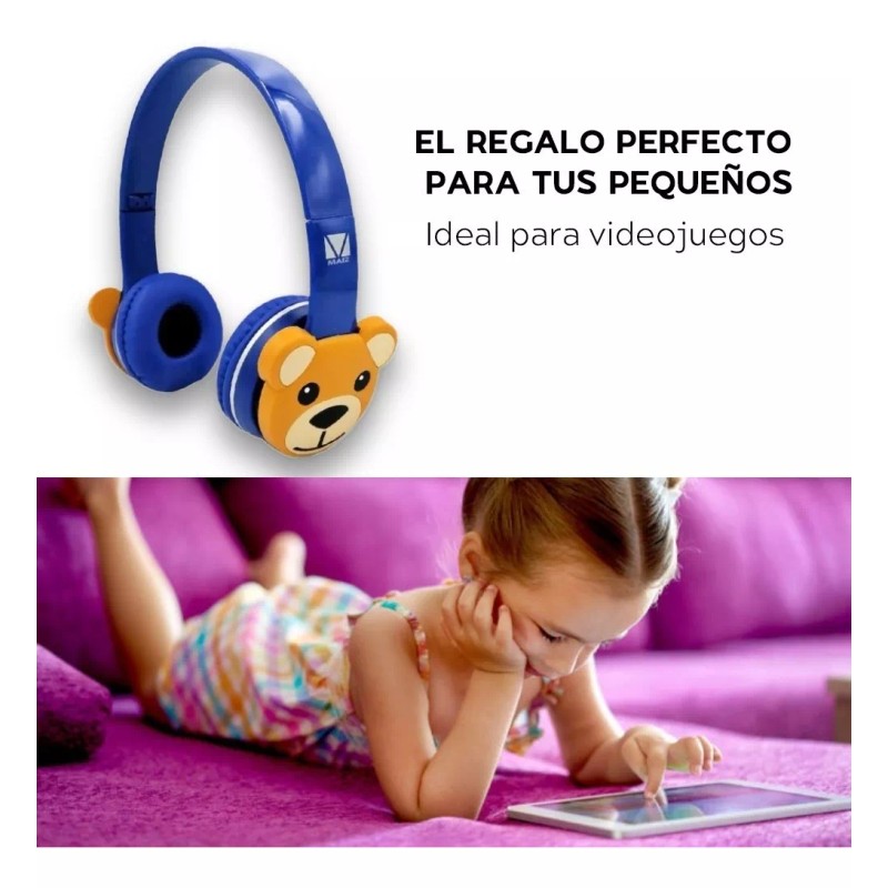 Maíz Audifono Manos Libres Diadema Ajustable Alambrico Ej-072