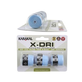 Karakal X-DRI Overgrip - Tennis - Badminton - Squash (Blue)