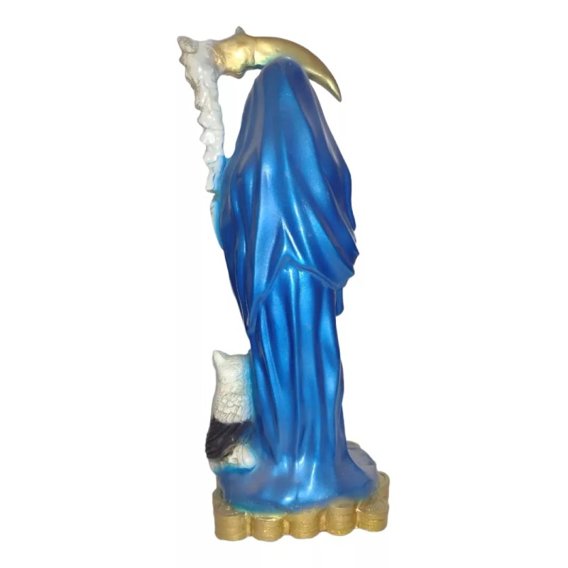 Santa Muerte Tiempo Imagen De Resina 42 Cm