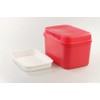 TUPPERWARE Apollo Royal 17586 Treasure Chest 7.3 L Strawberry Red