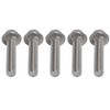20Pcs M10x1.5 Screw Bolts A2‑70 Stainless Steel Flanged Hex Head