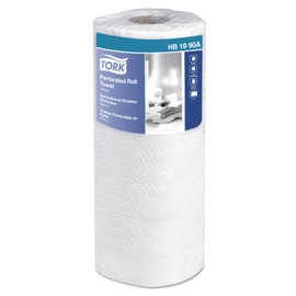 Tork HB1990A Perforated 2-Ply Roll Towel, White