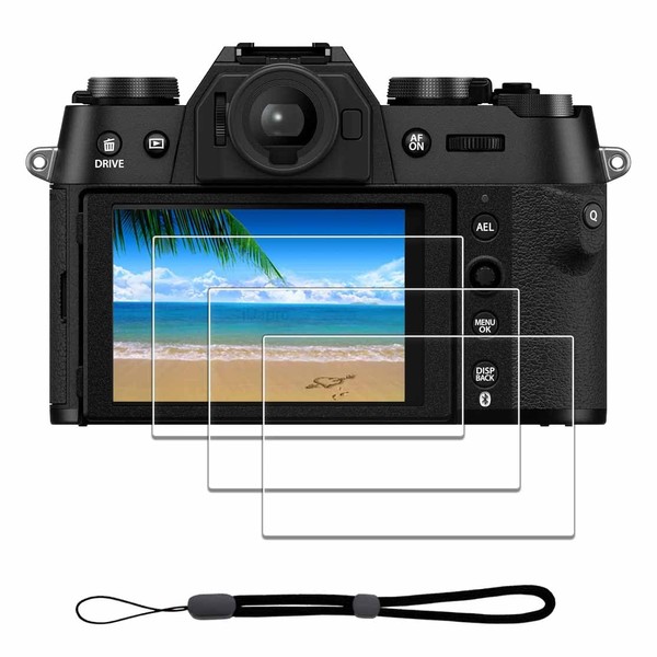 iDaPro Fujifilm X-T50 Fuji XT50 Screen Protector + Wrist Strap
