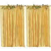 JYFLZQ Gold Sequin Backdrop Curtain 4x10ft(WxH) 2 Panels Glitter Sequence