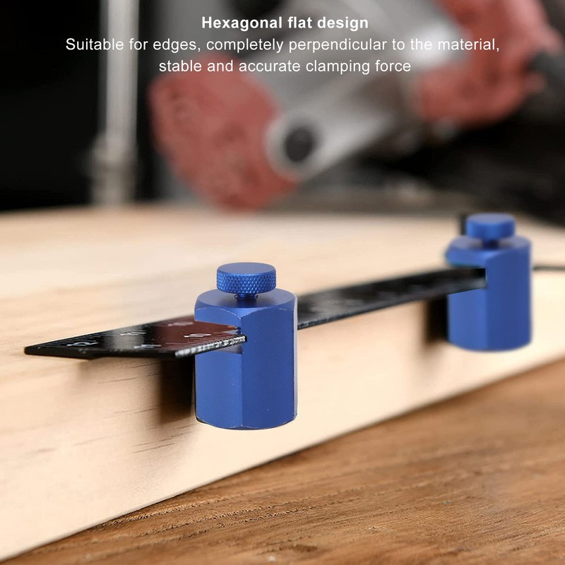 2PCS Stair Guages Knobs Aluminium Alloy Stair Stringer Layout Tool