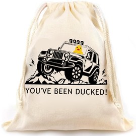 Aievlinkr You've Been Ducked, bolsa de pato de goma con cordón, bolsa de pato, bolsa de pato de goma, gran regalo para cualquier entusiasta de pato