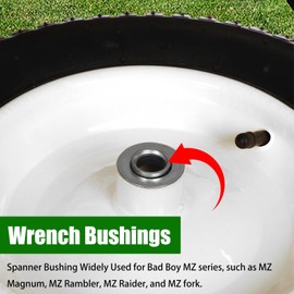 025-0008-00 Spanner Bushing Widely Used -for Scag Bad Boy 43430、MZ Series Mower Front Wheel - 2 pcs