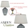 Aspen Creative Oil Rubbed Bronze 24044-05-1, Finial for Lamp Shade