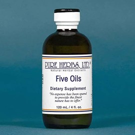 Pure Herbs, Ltd. Five Oils (4 oz.) New Formula