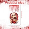 Halloween Toilet Seat Cover 3D, 23.62x12.20 Inch Scary Bathroom Decor