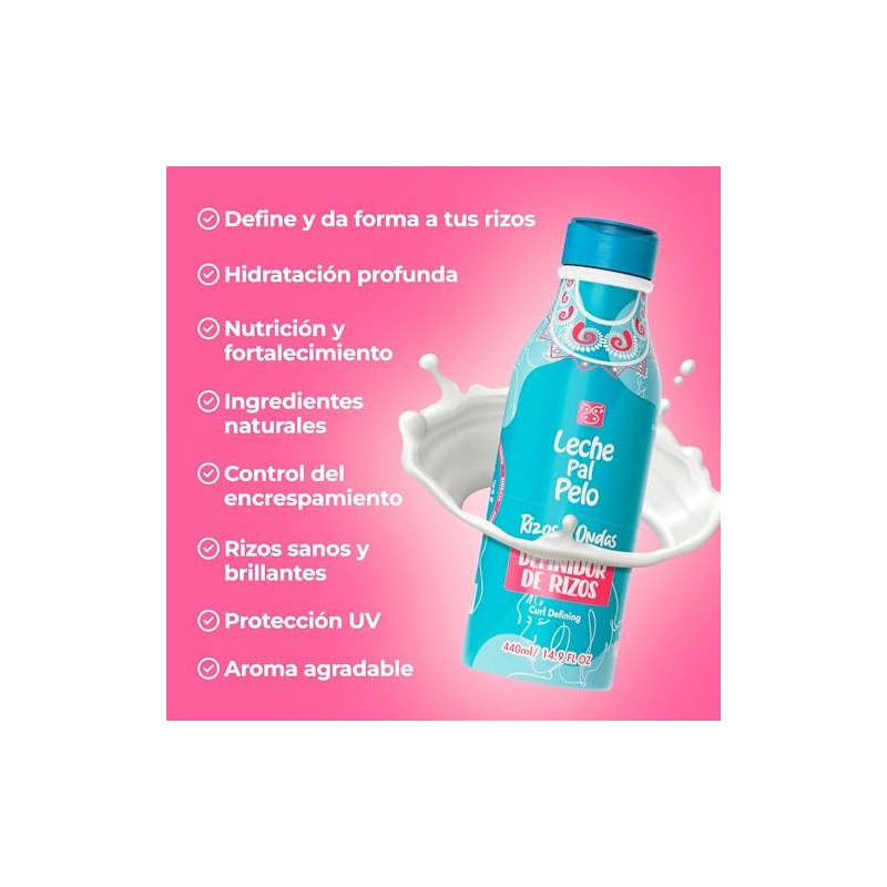 LECHE PAL PELO RIZOS Y ONDAS DEFINIDOR DE RIZOS 440ML/14.9OZ