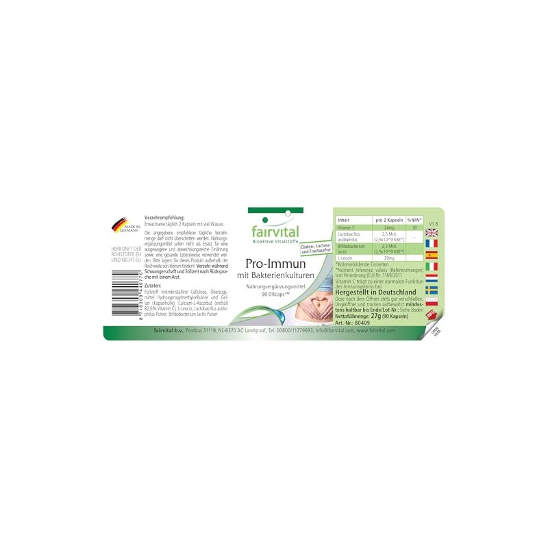 Probiotic Immune Probiotischen Cultures for Healthy Digestion and a smooth