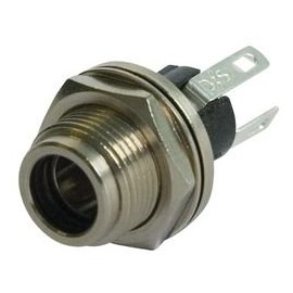 2.0MM DC Socket, Panel, IP68 | Power Entry DC CONNECTORS Barrel Plugs/Jacks, 1 X Qty - L722AS
