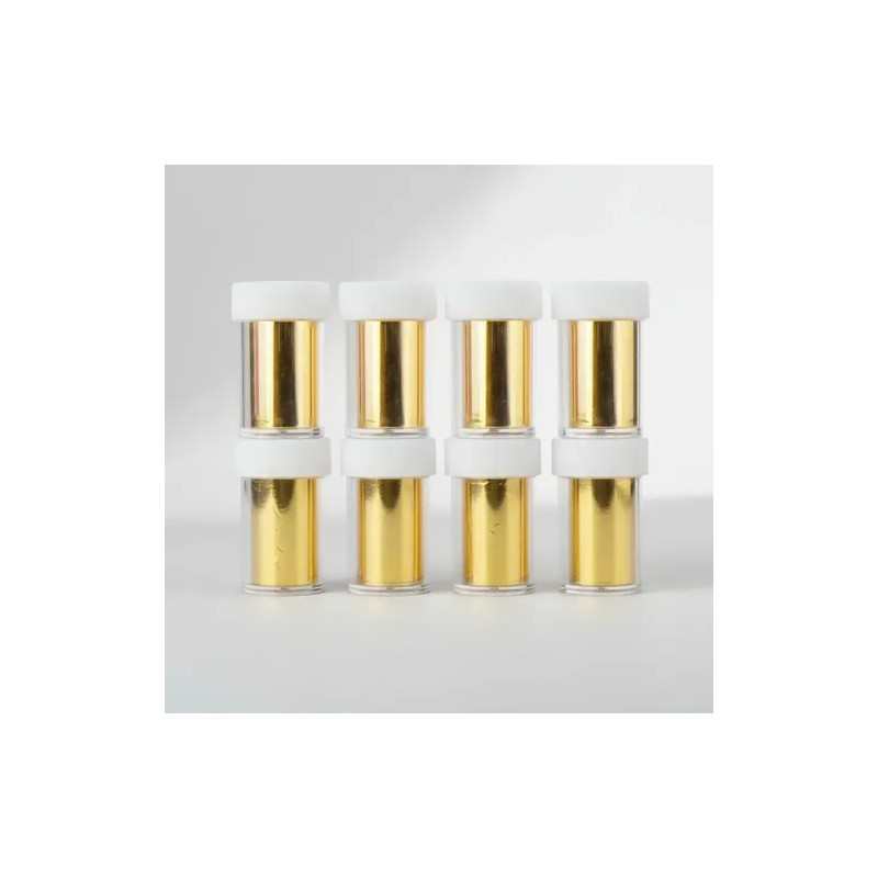 Pack 6 Foil Transfer Para Uñas Efecto Espejo Fantasy Nails.