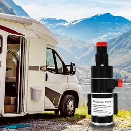 BESTMAN MARINE 12v Macerator Water Pump with Anti Clog Feature! 45 LPM 11.8 GPM RV Marine Boat Waste DC Toilet