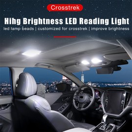 NARATI Compatible With 2024 2025 2026 Subaru Crosstrek impreza Accessories White Interior LED Lights Kit Interior Light Bulbs Package Super Bright Fine circuit board 3PCS + Install Tool