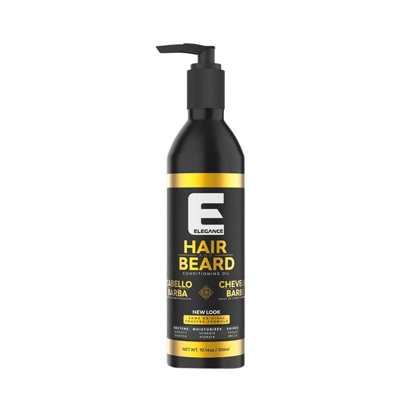 ELEGANCE GEL Hair & Beard Oil, 10.1 Fl Oz