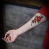 Oottati 15 Sheets Small Cute Hand Arm Temporary Tattoo Stickers