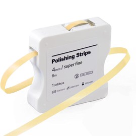 Zahn Schleifpapier, Dental Polierstreifen,ultrafeine Size - 4mm Breite - 6M/Rollen/Box, NatureAqua Harz Zahn Polier Interdental Schleifwerkzeug