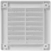 HVAC OV 3" x 3" Inch (Grille Dimensions) White Plastic