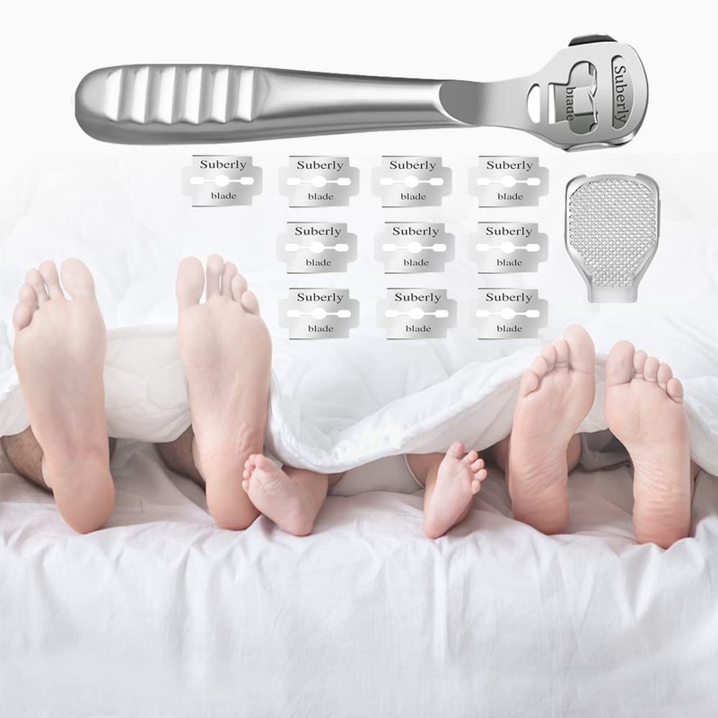 Callus Slicer Set, Foot Care Set, Stainless Steel Callus Remover