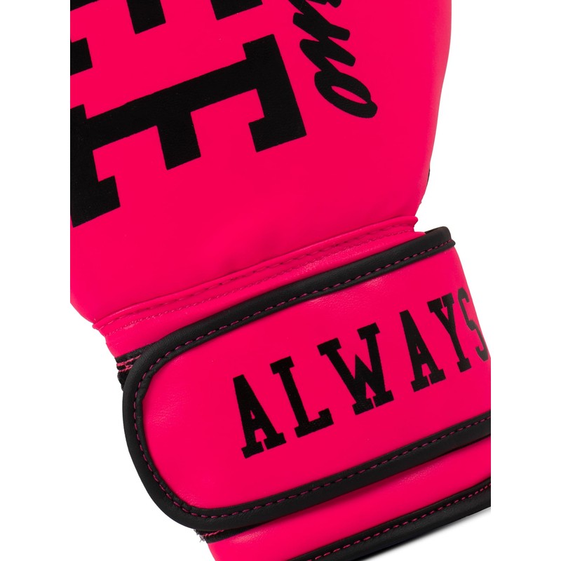 Benlee Boxing Gloves Faux Leather Chunky B 12 oz Neon