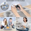 LVVIL Couch Cup Holder Pillow Tray with 6 Slots, Gaming
