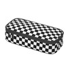 GVGOAGL Black White Checkered Pencil Case Organizer Big Capacity Pencil