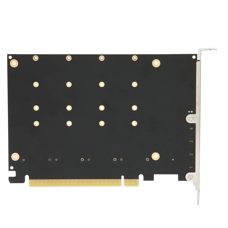 PCIE NVME Adapter Card, 4 Port M.2 SSD NVME (M