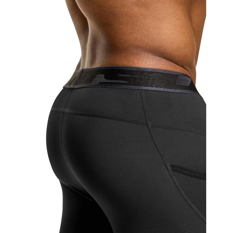 TSLA Men's Athletic Compression Shorts, Sports Performance Active Cool Dry