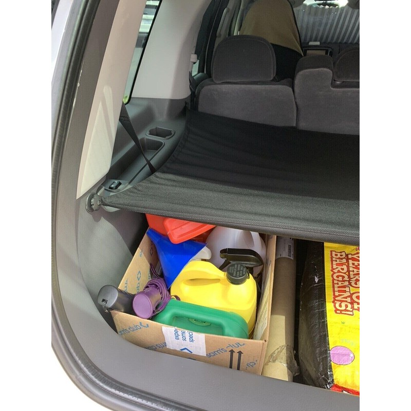 Rear Trunk Security Cargo Area Shade Cover Black for Ford