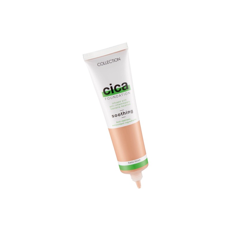 Collection Cosmetics Hydrating Medium Coverage Cica Foundation Enriched with Anti-Redness