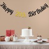 Happy 20th Birthday Banner, 20th Birthday Party Decoration, 20 &