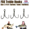 FOX PREDATOR Treble Hooks for Pike Deadbaiting and Lure -
