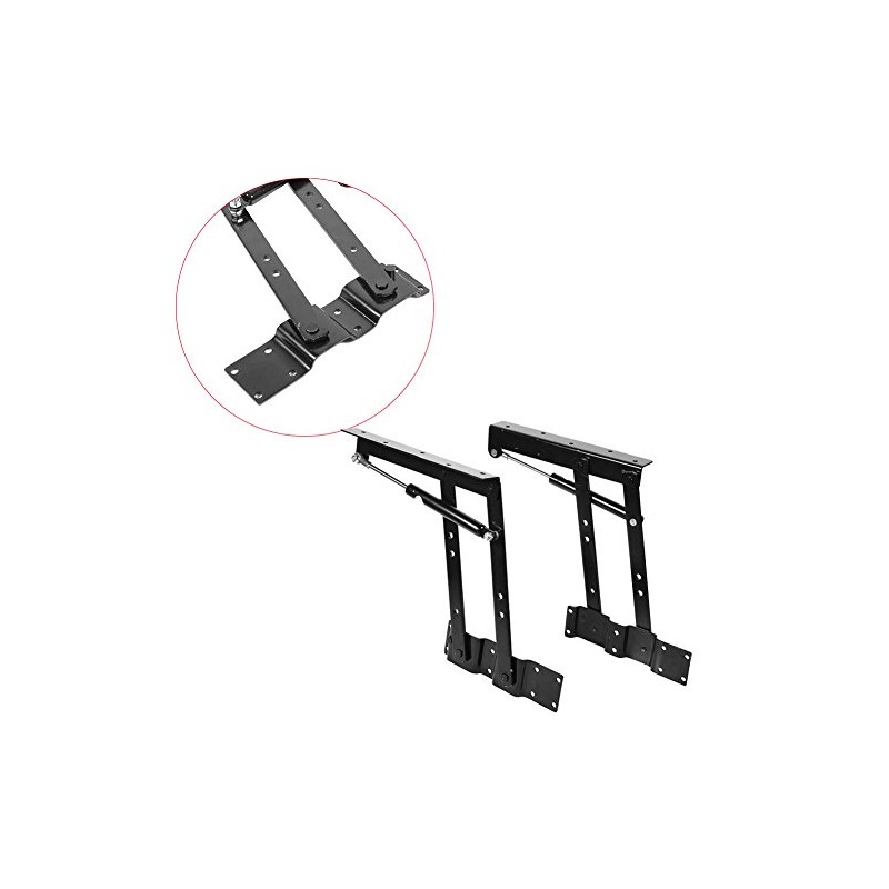 Oreilet Heavy Duty Lift Up Hydraulic Hinge, Adjustable Table Top