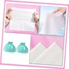 TOVINANNA 2rolls Cotton Soft Disposable Facial Towels Dual Wet Dry