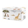 Sweet Jojo Designs Jungle Animals Small Fabric Toy Bin Storage