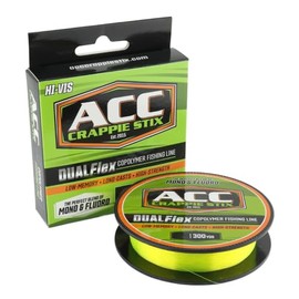 ACC Crappie Stix DUALFlex Copolymer Monofilament Fishing Line 8lb 300yd...