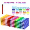 160 Pcs Magnet Building Sticks Kids Toys, Lengthen Magnetic Construction
