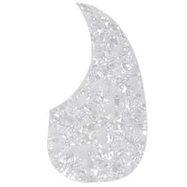 Musiclily Oversize Acoustic Guitar Self-adhesive Pickguard for Martin D28 Style guitar, White Pearl