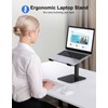Babacom Laptop Stand for Desk, 8 Adjustable Height Aluminum Laptop