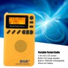 DABP9 Portable Pocket Radio LCD Display Speaker MP3 Player Digital