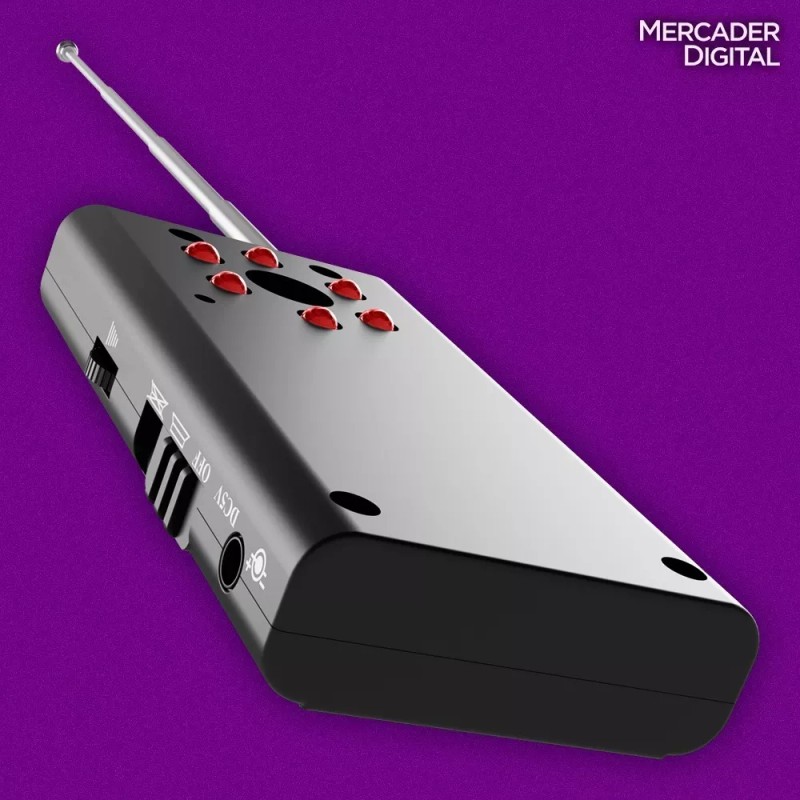 Mercader Digital Detector De Cámaras Ocultas Y Micrófonos + Envío