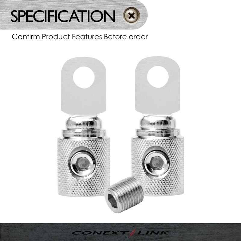 Conext Link RT0N-2 Set Screw Ring Terminal 2 Pack (1/0