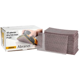 Mirka Abranet Grip Strips 81 x 133mm Box of 50 P120