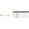 Sunload Shroud Tensioner with Two Fixed Forks, Stainless Steel AISI