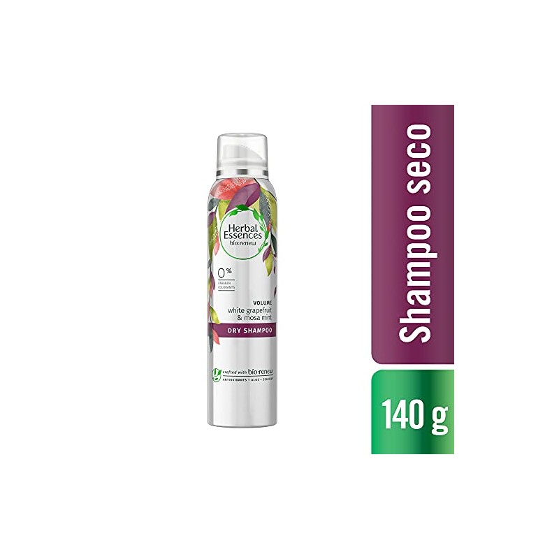 Herbal Essences Shampoo Seco Herbal Bío renew Grape Fruit Mosa
