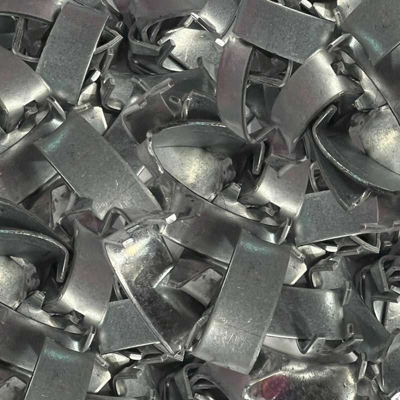 Bobco Metal Razor Wire Clips for Installation | 25 Pieces