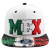 Mexican Hat Mexico Letter Embroidered Adjustable Snapback Flat Bill Baseball